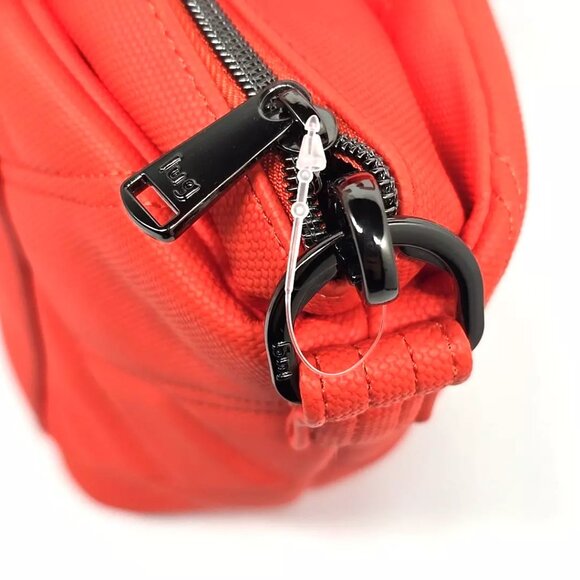 Lug Matte Luxe Dory Medium Crossbody with Tote Handles Orange - Picture 4 of 10